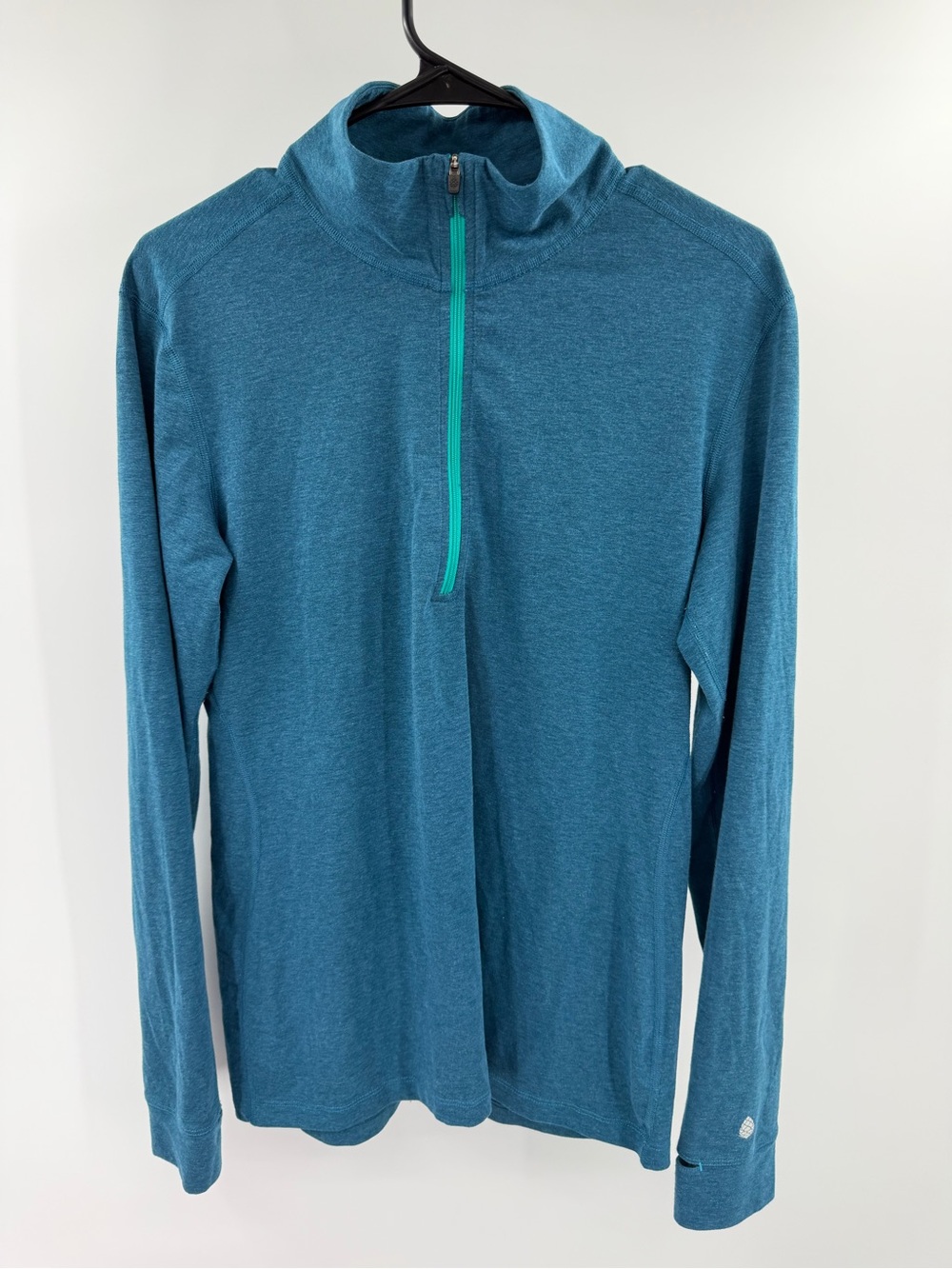 Stio Women’s Medium Teal Blue Lightweight 1/2 Zip Pullover Longsleeve Top